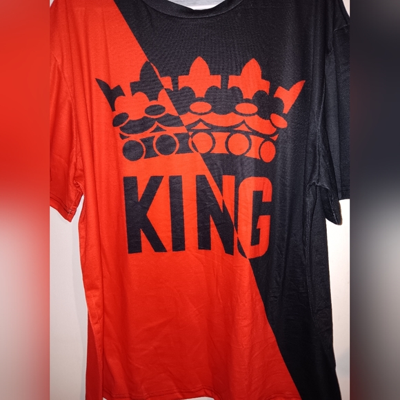 New Gorglitter mens graphics Tee shirt King and crown - Picture 3 of 5